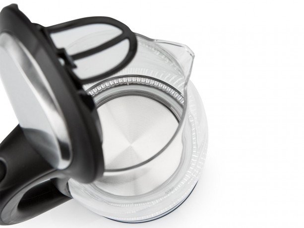 Tristar Tristar Wasserkocher, 1.7 l, 2200 W, Glas LED Beleuchtung 360° Edelstahlsockel, leise elektrisch ohne Kabel  Чайник Tristar, 1,7 л, 2200 Вт, стеклянное светодиодное освещение, основание из нержавеющей стали на 360°, бесшумный электрический без каб