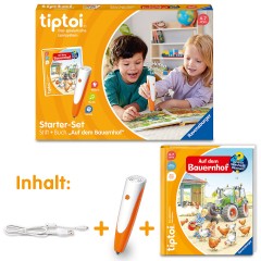 Ravensburger tiptoi Starter-Set: Stift und Bauernhof-Buch Стартовый набор tiptoi: ручка и фермерская книга