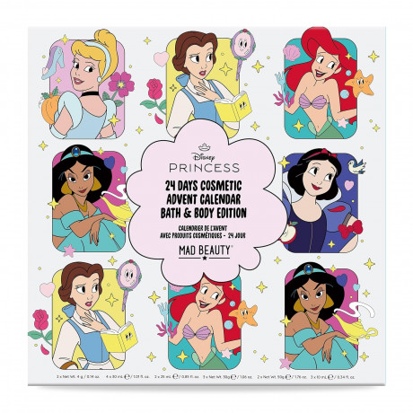 Accentra Disney Princess Advent Calendar Адвент календарь 2025 "Принцессы", 24 бьюти сюрприза 