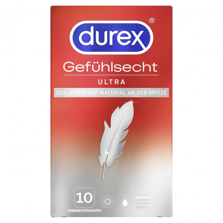 Durex Durex Gefuhlsecht Ultra Kondome  Безопасные ультра презервативы Durex