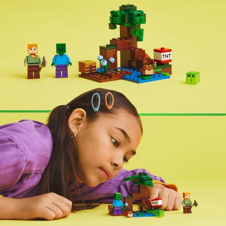 LEGO LEGO Minecraft 21240 Das Sumpfabenteuer LEGO Minecraft 21240 Болотное приключение