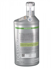 Equistro Sekrosan Liquid 1000ml, Добавка Эквистро для лошадей для поддержки дыхательной системы, натуральные травы и антисептики 1л