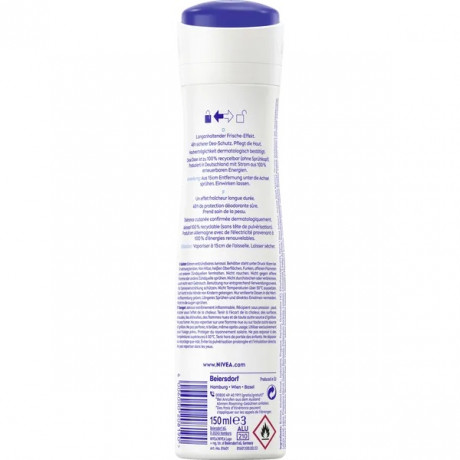 NIVEA Deospray Fresh Natural, 150 ml, Нивеа Дезодорант-спрей натуральная свежесть, 48ч защита, 150 мл