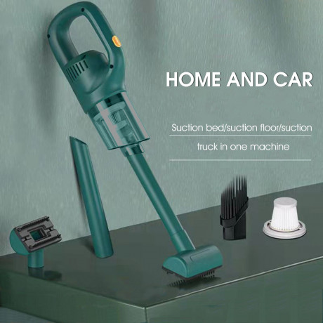 farfi farfi Akku-Handstaubsauger Mini-Staubsauger,wiederaufladbar,hohe Saugleistung Zuhause,Auto,Buro, beutellos, Nennleistung: Max120W Grun Беспроводной ручной пылесос Farfi, мини-пылесос, перезаряжаемый, высокая мощность всасывания, для дома, автомобиля