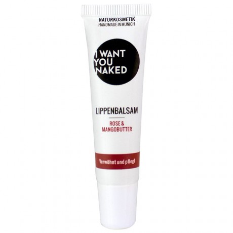 I WANT YOU NAKED Lippen-Balsam Rose & Mangobutter Lippenpflege Lippenbalsam, 10 мл