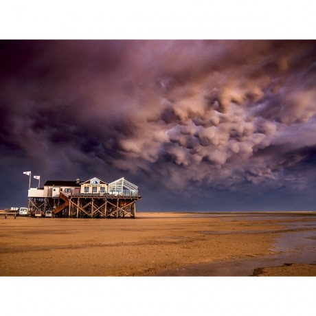 CALVENDO Puzzle CALVENDO Puzzle Sturmwolken uber dem Wattenmeer in St. Peter Пазл CALVENDO Puzzle Грозовые тучи над Ваттовым морем в Сент-Питер