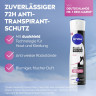NIVEA Black & White Invisible Clear Anti-Transpirant Spray, 150 ml, Нивеа Антиперспирант спрей, невидимый, защита одежды от пятен, 72ч защита, 150 мл