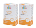 White Omega Vitamin D3K2 Kapseln fгr Kinder, zuckerfrei, 800IE, 45st x 2packs, Витамин D3 K2 с Омега 3 для детей (Германия), мини капсулы из водорослей и натто для костей и иммунитета, DHA, 2 упаковки х 45шт