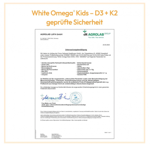 White Omega Vitamin D3K2 Kapseln fгr Kinder, zuckerfrei, 800IE, 45st x 2packs, Витамин D3 K2 с Омега 3 для детей (Германия), мини капсулы из водорослей и натто для костей и иммунитета, DHA, 2 упаковки х 45шт