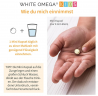 White Omega Vitamin D3K2 Kapseln fгr Kinder, zuckerfrei, 800IE, 45st x 2packs, Витамин D3 K2 с Омега 3 для детей (Германия), мини капсулы из водорослей и натто для костей и иммунитета, DHA, 2 упаковки х 45шт