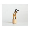Holzspielzeug Wackelfigur Steinbock Деревянная игрушка воблер Козерог