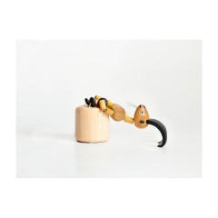 Holzspielzeug Wackelfigur Steinbock Деревянная игрушка воблер Козерог