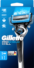 GILLETTE Rasierer, ProShield Chill, 1 St, Джилетт Набор для бритья ProShield Chill: станок и 1 сменная кассета, 1 набор