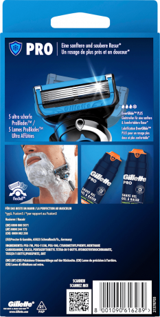 GILLETTE Rasierer, ProShield Chill, 1 St, Джилетт Набор для бритья ProShield Chill: станок и 1 сменная кассета, 1 набор