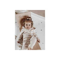 MeowBaby Balance Board fur Kinder 80x30cm aus Holz mit Filz Балансборд детский 80х30см из дерева с войлоком