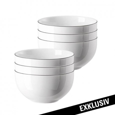 Arzberg Arzberg Porzellan Cucina Colori Black Schussel-Set 6-tlg. Набор мисок Arzberg Porzellan Cucina Colori Black, 6 предм.