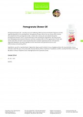 Krauterhaus Sanct Bernhardt Pomegranate Shower Oil, 250 мл