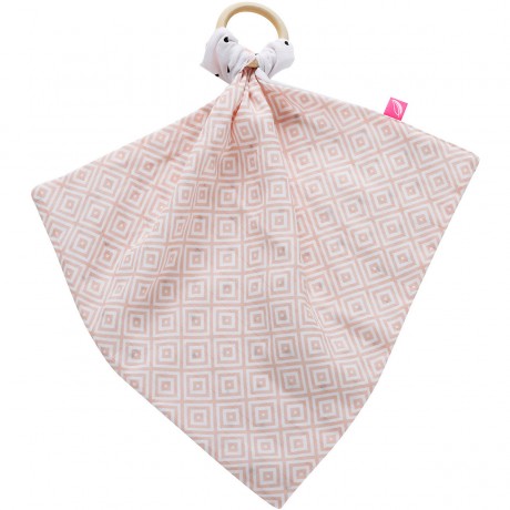 Motherhood Schmusetuch mit Beissring aus Holz Одеяло с деревянным кольцом для прорезывания зубов