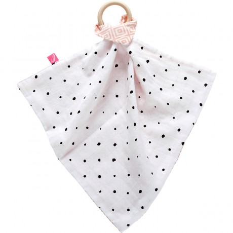 Motherhood Schmusetuch mit Beissring aus Holz Одеяло с деревянным кольцом для прорезывания зубов