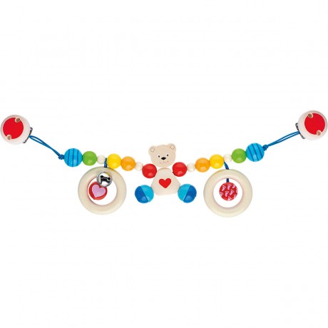 HEIMESS Kinderwagenkette Herzbar mit Clips Цепочка для детской коляски Herzbar с зажимами