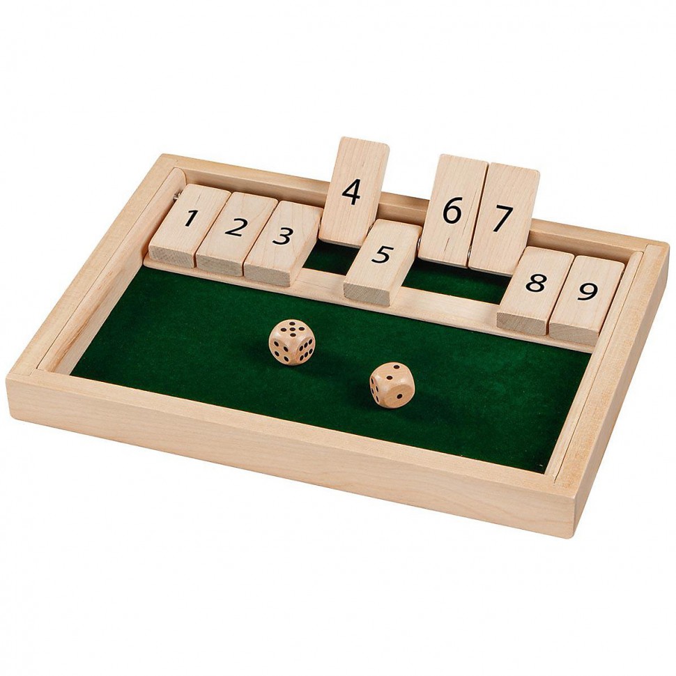 Купить goki Wurfelspiel Shut the box Игра в кости «Закрой коробку» в  интернет-магазине Diskontshop.eu Германия всего за 1 694 руб. в