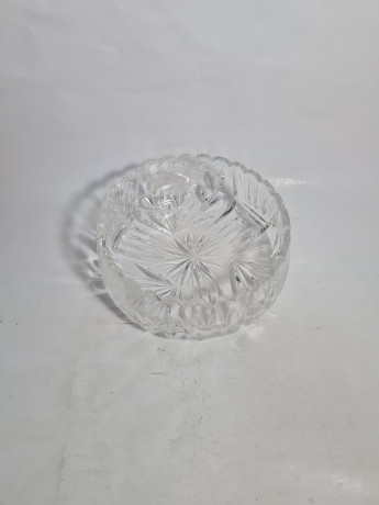 Салатница винтажная Im Stil Walther Glas, хрусталь, 19 см, Германия, 1960-70гг.