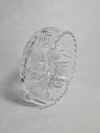 Салатница винтажная Im Stil Walther Glas, хрусталь, 19 см, Германия, 1960-70гг.