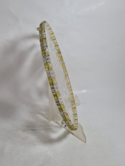 Блюдо винтажное Walther Glas, хрусталь, 29.5 см, Германия, 1960-70гг.