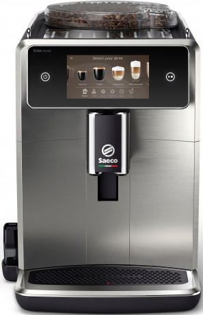 Saeco Saeco Kaffeevollautomat Xelsis Deluxe SM8785/00, fur 22 Kaffeespezialitaten, mit 8 Benutzerprofilen und 5" Touchscreen Полностью автоматическая кофемашина Saeco Xelsis Deluxe SM8785/00, для 22 сортов кофе, с 8 профилями пользователя и сенсорным экр