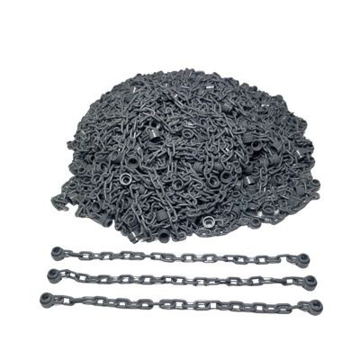 LEGO LEGO Ketten Dunkelgrau - Dark Bluish Gray 30104 - NEU - 100x LEGO Chains Dark Grey — Темно-голубовато-серый 30104 — НОВИНКА — 100x