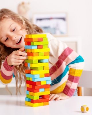 myToys ORIGINALS Farbspass Wackelturm Раскрась веселую шаткую башню