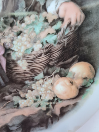 Heinrich Декоративная тарелка "Продавщица цветов", 21,5 см, Германия, 1960-70гг.