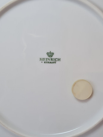 Heinrich Декоративная тарелка "Продавщица цветов", 21,5 см, Германия, 1960-70гг.