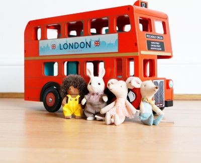 Le Toy Van London Bus aus Holz Лондонский деревянный автобус