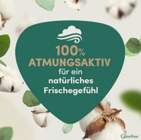 Carefree  Slipeinlagen Organic Cotton Long 24 St, Карефри Ежедневные прокладки из органического хлопка Long 24шт, 1 упаковка (24 штуки)