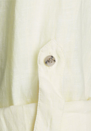 Tommy Hilfiger RELAXED LONG Button-down blouse lemon RELAXED LONG Блузка на пуговицах лимон