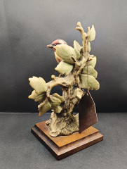 Статуэтка винтажная Florence Italy &quot;Птица на ветке&quot;, керамика, 24 х 14 см, Италия, 1970-80гг.