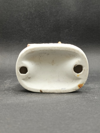 Статуэтка винтажная Im Stil Goebel "Девочка с пилой", фарфор, 13 х 9см, Германия, 1960-70гг.