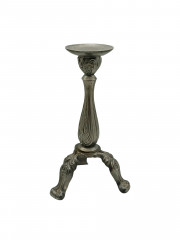 Посвечник винтажный на высоком треножье, на одну свечу, металл, 18 х 9 см, Германия, 1960-70гг.