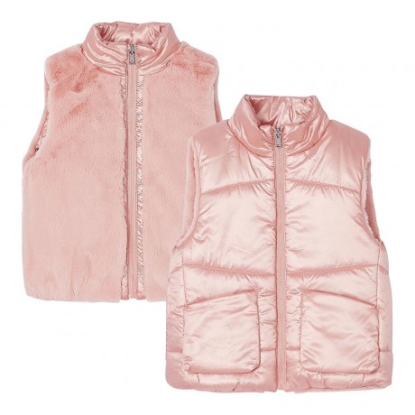 Mayoral Wende-Steppweste Plusch Двусторонний плюшевый стеганый жилет