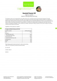 Krauterhaus Sanct Bernhardt Roasted Peanut Oil, 500 мл