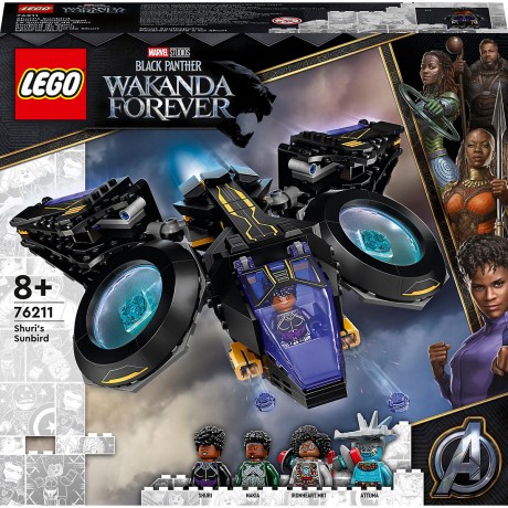 LEGO Marvel Super Heroes 3er Set: 76211 Shuris Sonnenvogel + 76212 Shuris Labor + 76213 Konig Namors Thronsaal Набор из 3 супергероев Marvel: 76211 Солнечная птица Сюри + 76212 Лаборатория Сюри + 76213 Тронный зал короля Нэмора