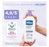 Mixa Panthenol Comfort Body Balsam 250ml, Лосьон для тела Panthenol Comfort, Франция, успокаивает и восстанавливает кожу, против сухости и раздражения, для чувствительной кожи, без отдушек, 250 мл