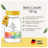 Warnke Beta-Carotin 15 mg, 100st, Бета Каротин 15мг натуральный (Германия), провитамин A для здоровья глаз и сияющей кожи, 100шт