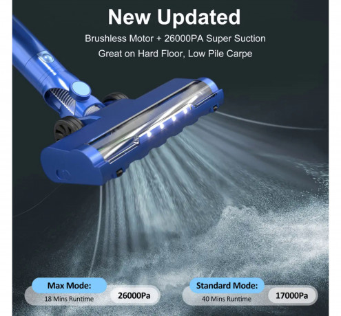 APOSEN APOSEN Akku-Hand-und Stielstaubsauger Home Staubsauger P1, 16.5 Kpa, Echtzeit-Leistungsanzeige, 180,00 W, beutellos, 65000 U / min mit 2 Geschwindigkeiten, 4 Saugnapfen, Doppelzyklon  Беспроводной ручной пылесос APOSEN Домашний пылесос P1, 16,5 кПа