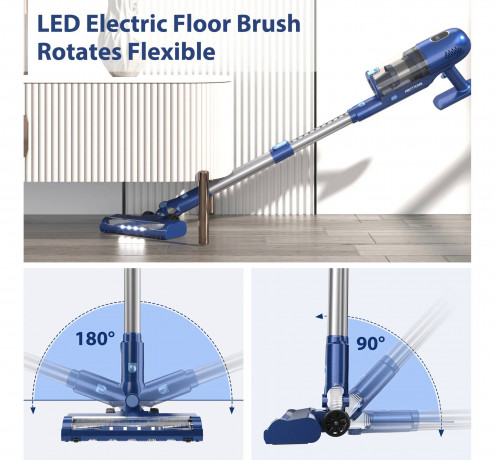 APOSEN APOSEN Akku-Hand-und Stielstaubsauger Home Staubsauger P1, 16.5 Kpa, Echtzeit-Leistungsanzeige, 180,00 W, beutellos, 65000 U / min mit 2 Geschwindigkeiten, 4 Saugnapfen, Doppelzyklon  Беспроводной ручной пылесос APOSEN Домашний пылесос P1, 16,5 кПа