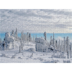 CALVENDO Puzzle CALVENDO Puzzle Winter auf dem Dreisessel Пазл CALVENDO Пазл Зима на трех стульях