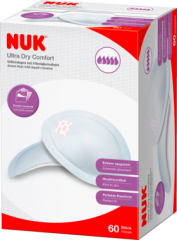 Nuk Колодки для груди Ultra Dry Comfort, 60 шт