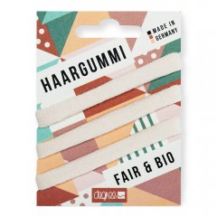 Degree Clothing Fair Haar Gummi ecru 3er Blister Fair Haar Gummi экрю Блистер из 3 штук