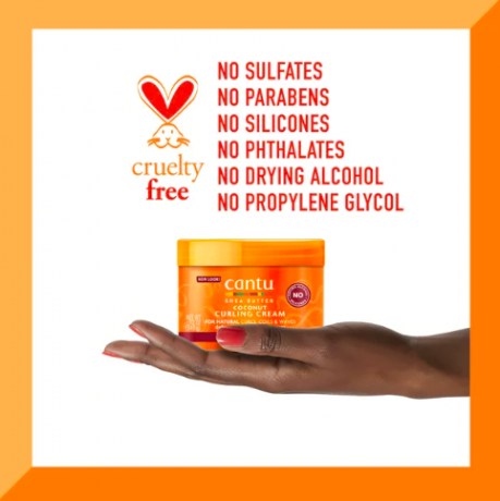 Cantu Shea Butter Coconut Curling Cream Locken Creme 3 st Канту Крем для вьющихся волос с кокосом и маслом Ши (Карите), 3 штуки х 340 г 